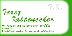 terez kaltenecker business card